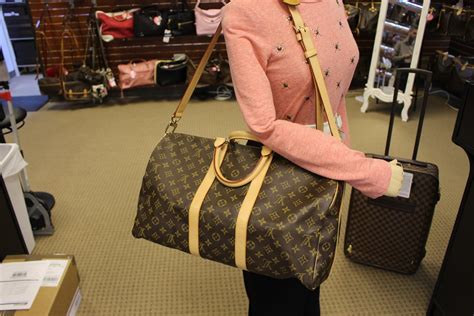 how to style lv monogram keepall